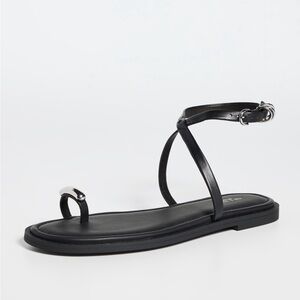 rag & bone Black Leather Sandals